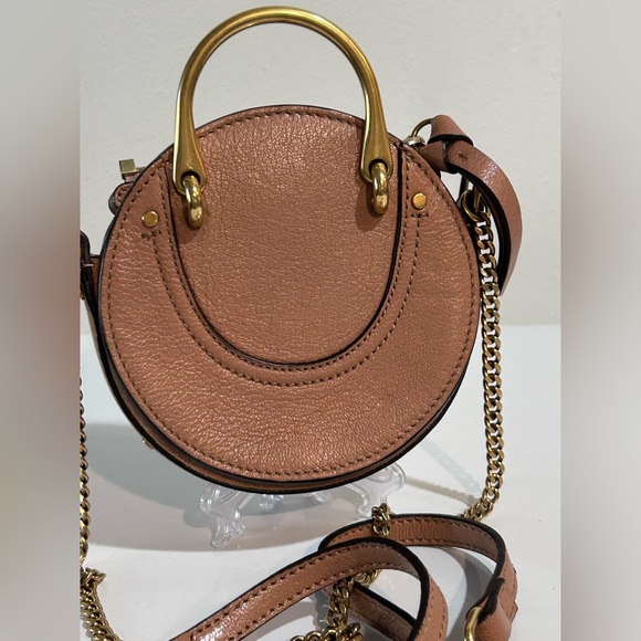 Chloé Mini Pixie Crossbody Bag – Tan Leather & Suede with Gold Hardware - Picture 3 of 17